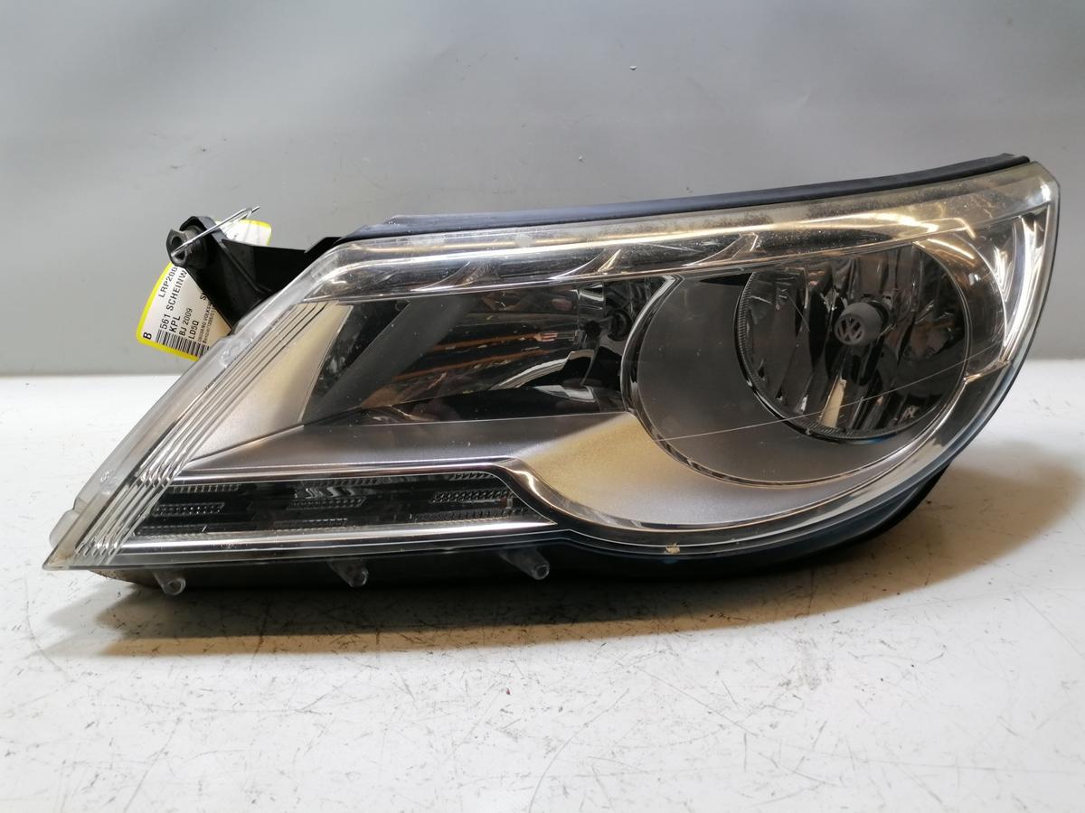 VW Tiguan 1 5N original Scheinwerfer vorn links Halogen Bj.2009